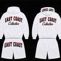 White Short Ombre Tracksuit
